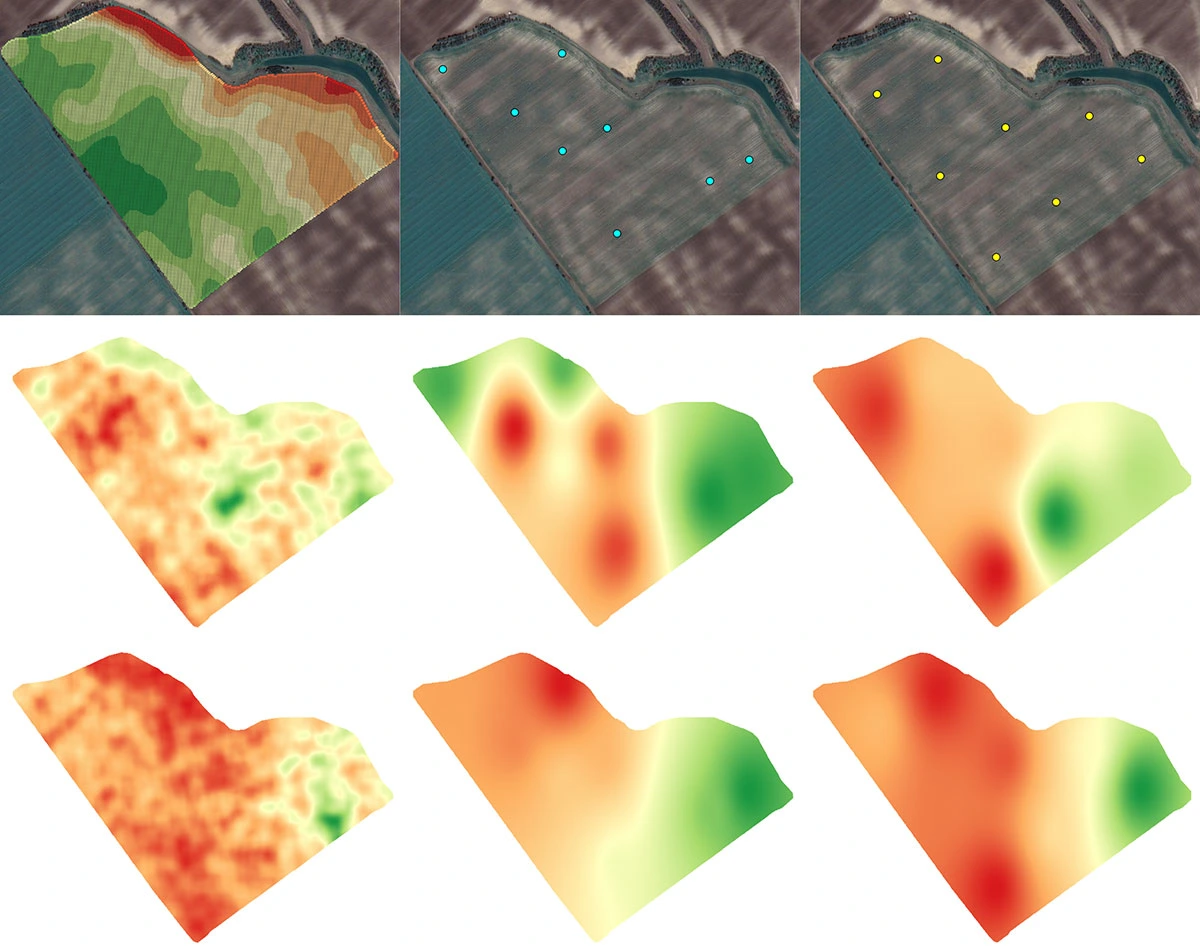 GIS heatmap composite